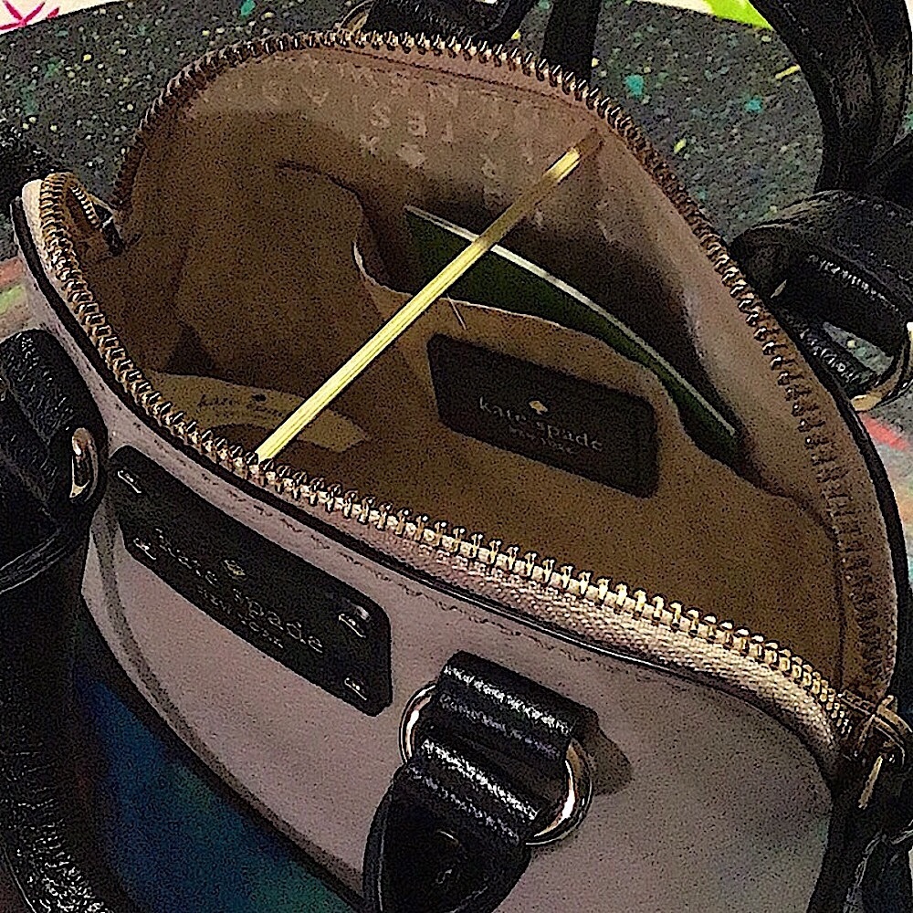 ♠️KATE SPADE RACHELLE WELLESLEY MINI SATCHEL♠️BOAR-SKIN EMBOSSED COWHIDE♠️ - Picture 6 of 7